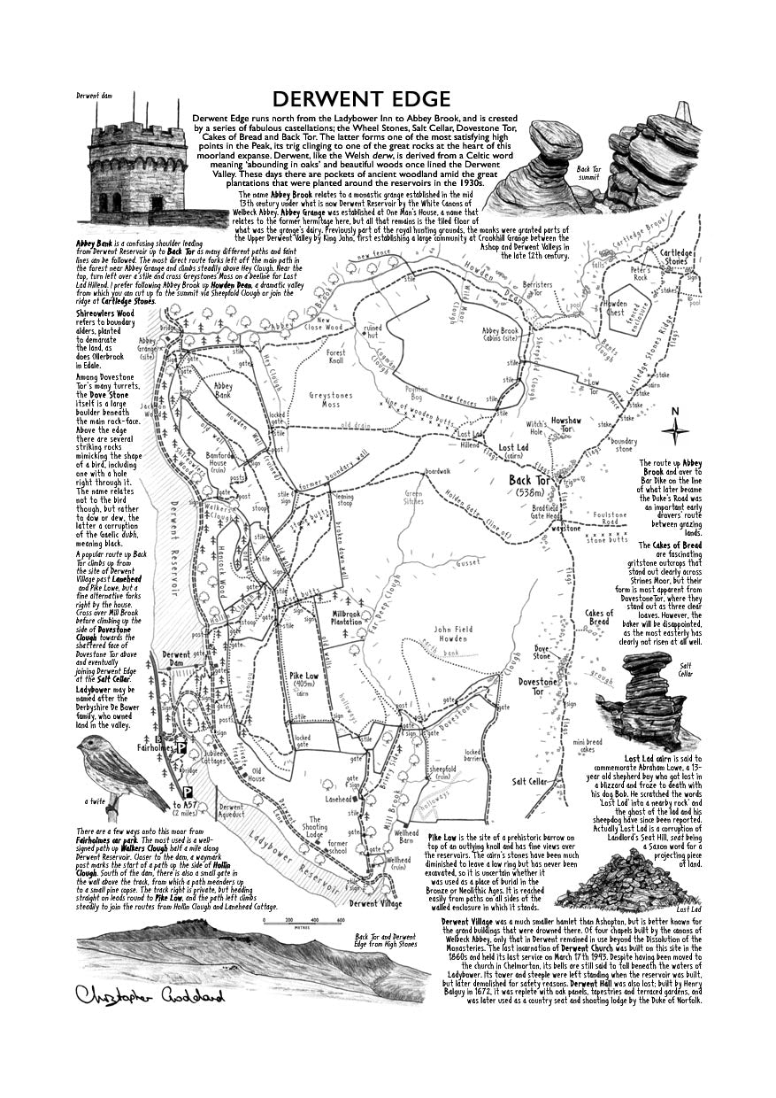 Art Print: Derwent Edge