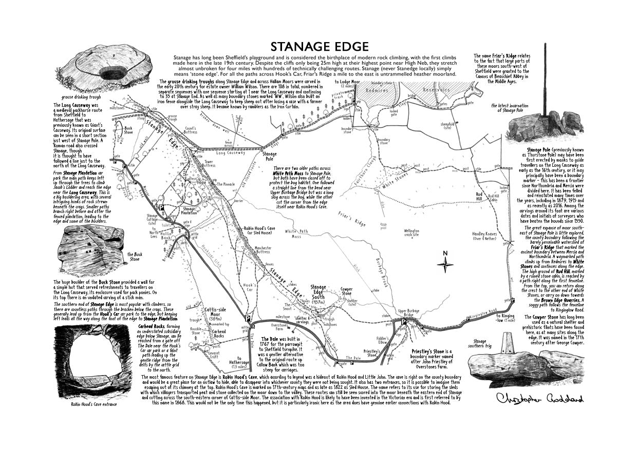 Art Print: Stanage Edge