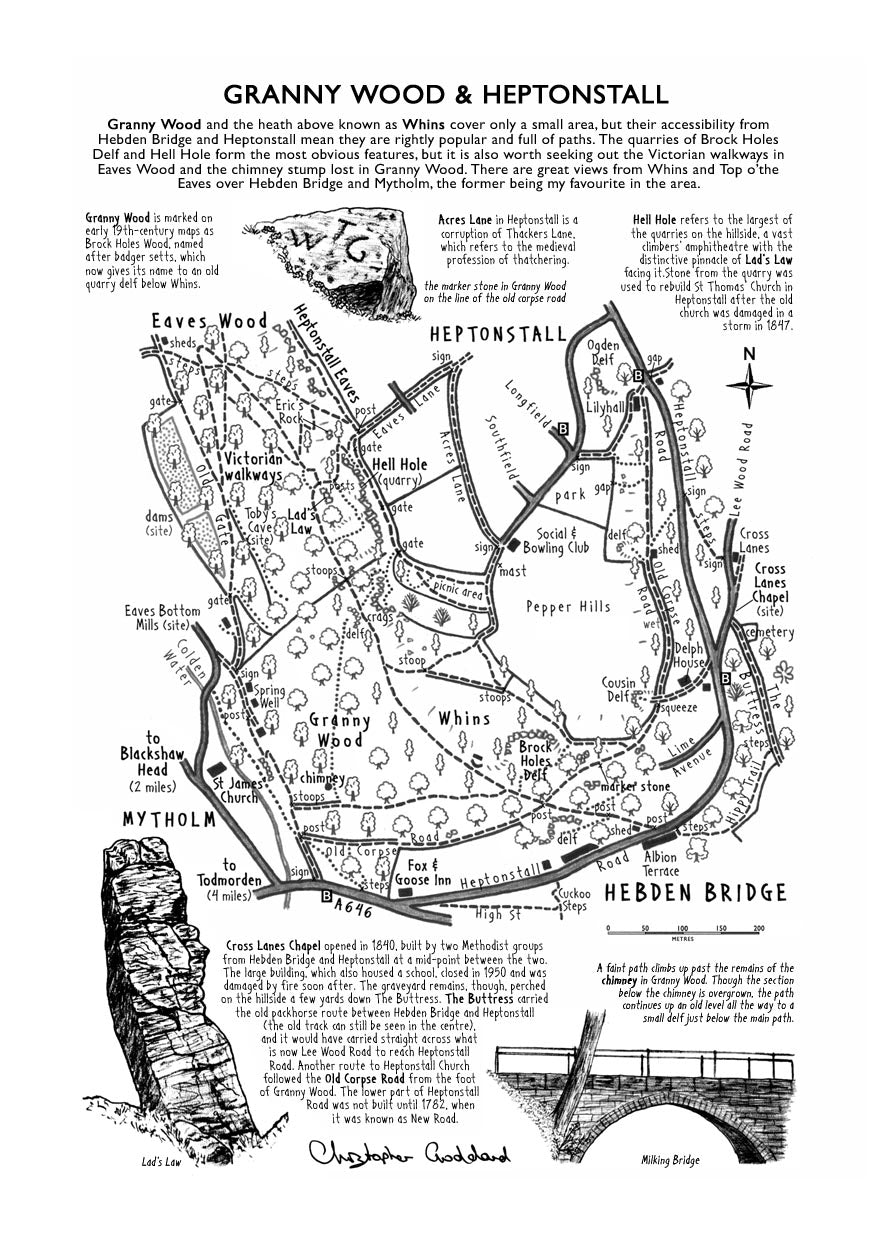 Art Print: Granny Wood & Heptonstall