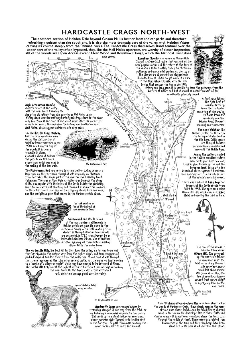 Art Print: Hardcastle Crags North