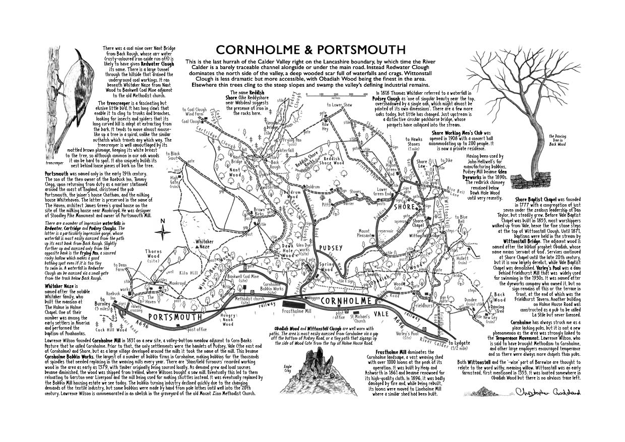 Art Print: Cornholme & Portsmouth