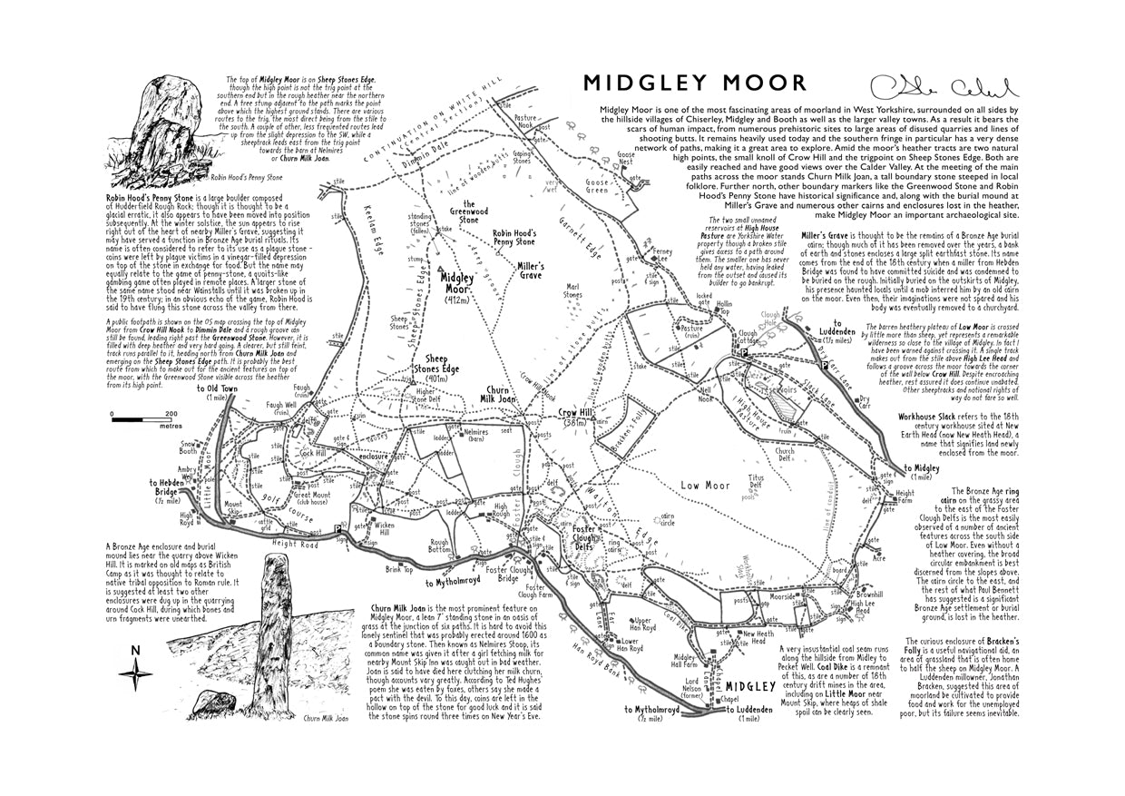 Art Print: Midgley Moor