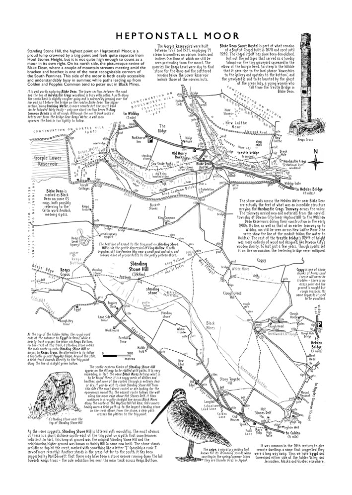 Art Print: Heptonstall Moor